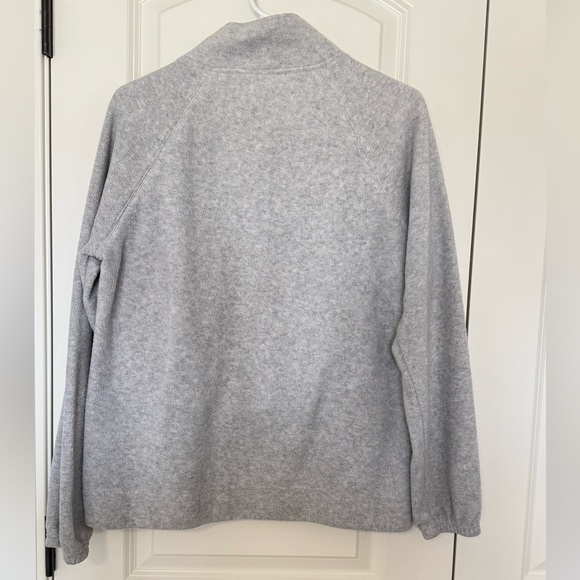 Maurices Gray Fleece Pullover 1/4 Zip - Picture 3 of 3